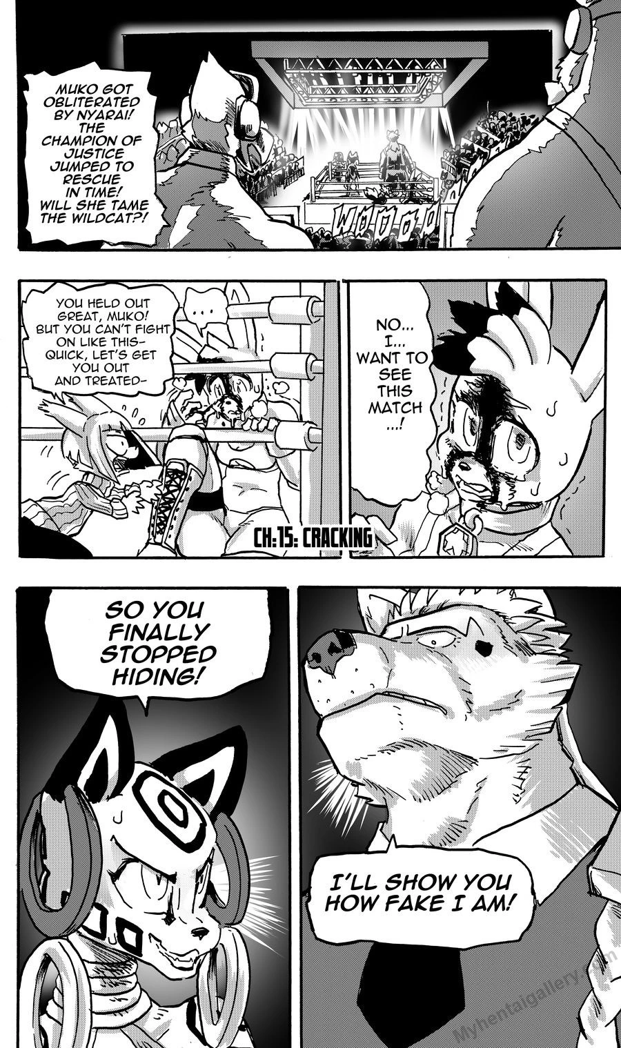 Furry Fight Chronicles 15 - Cracking porno comics