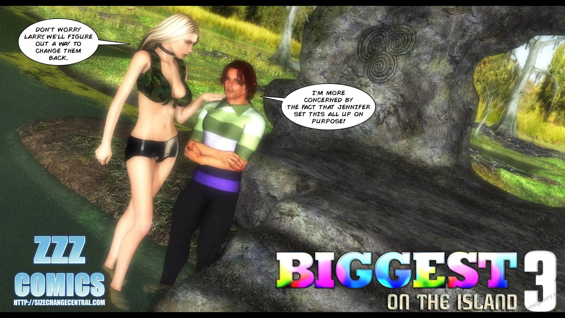 Biggest On The Island 3 porno comics