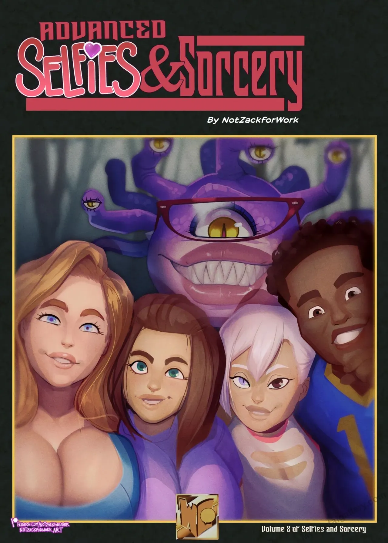 Advanced Selfies & Sorcery porno comics Cover