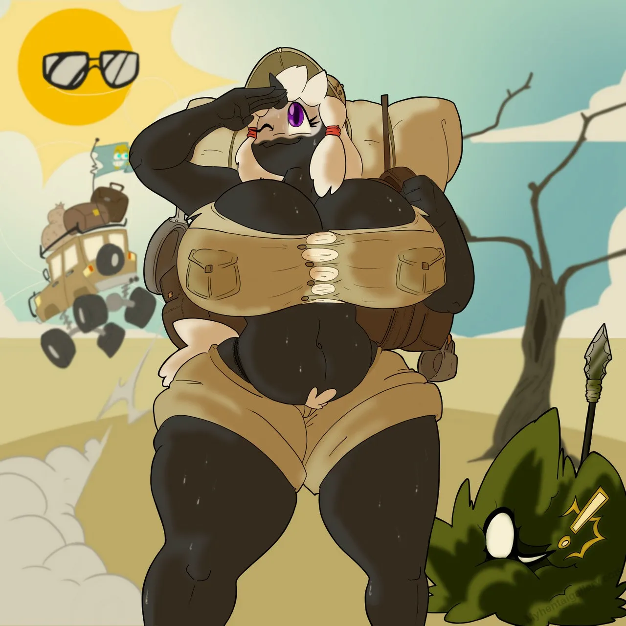 Trip To Zebriska - Leech Zebra porno comics