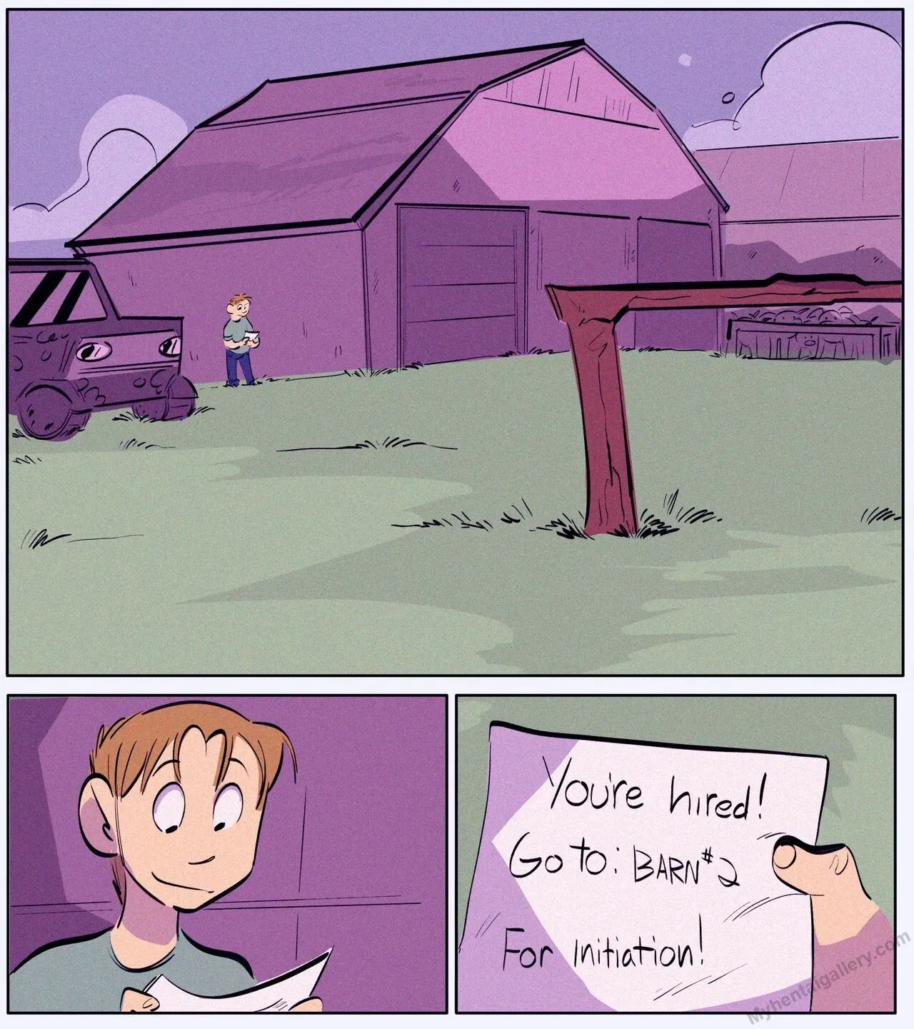 Helping Hog Hand porno comics