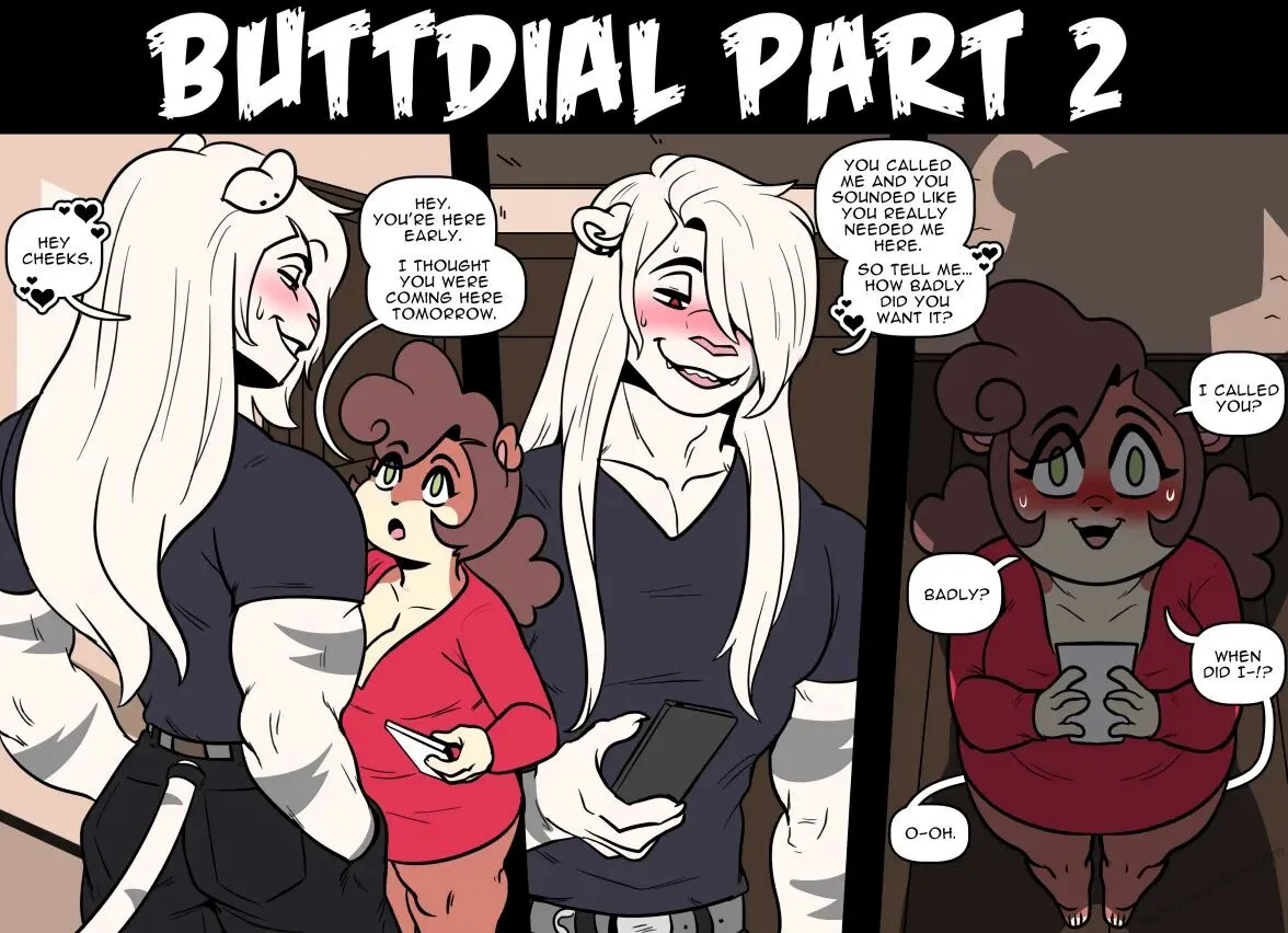 Buttdial 2 porno comics Cover
