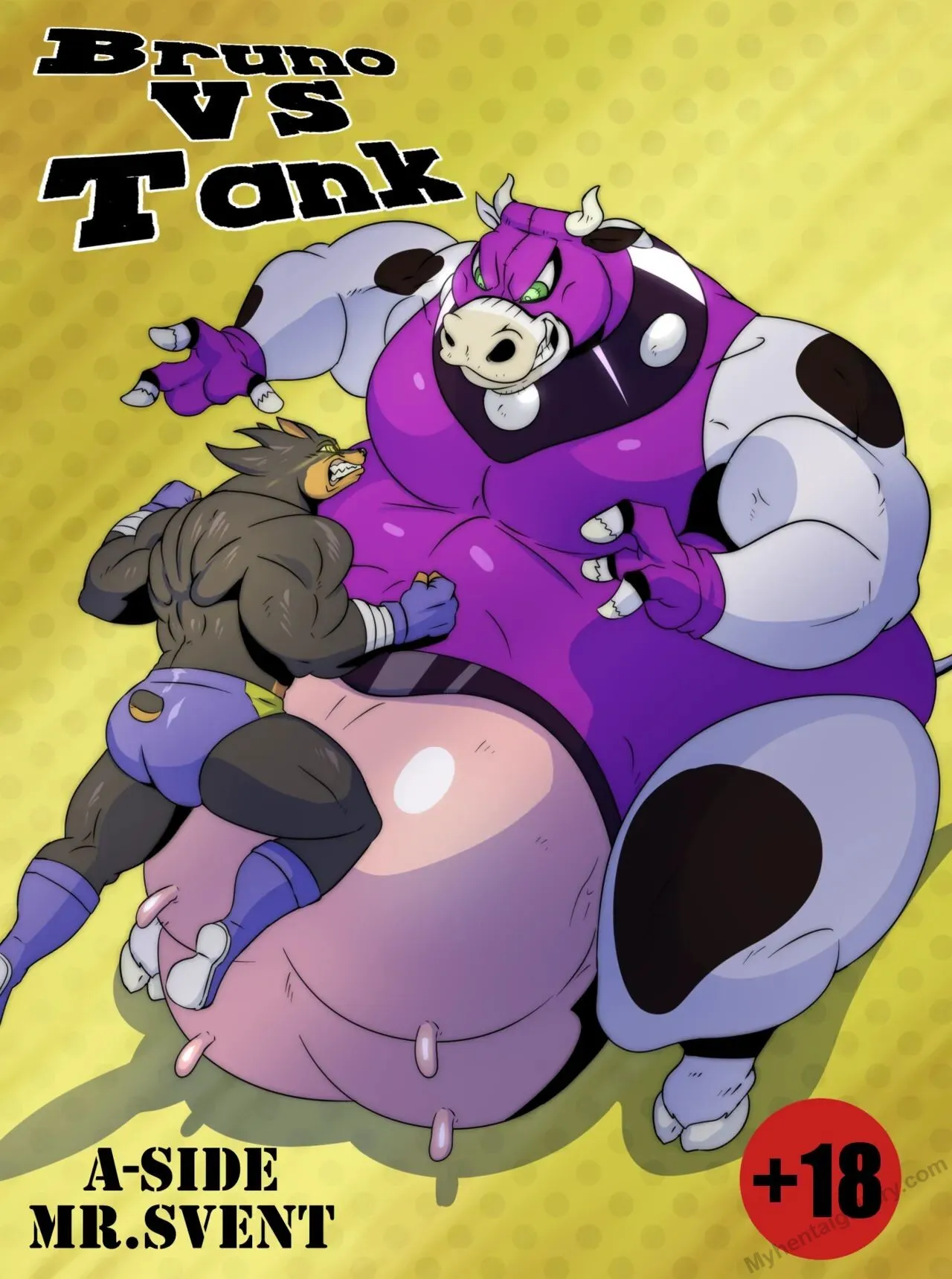 Bruno Vs Tank porno comics Cover