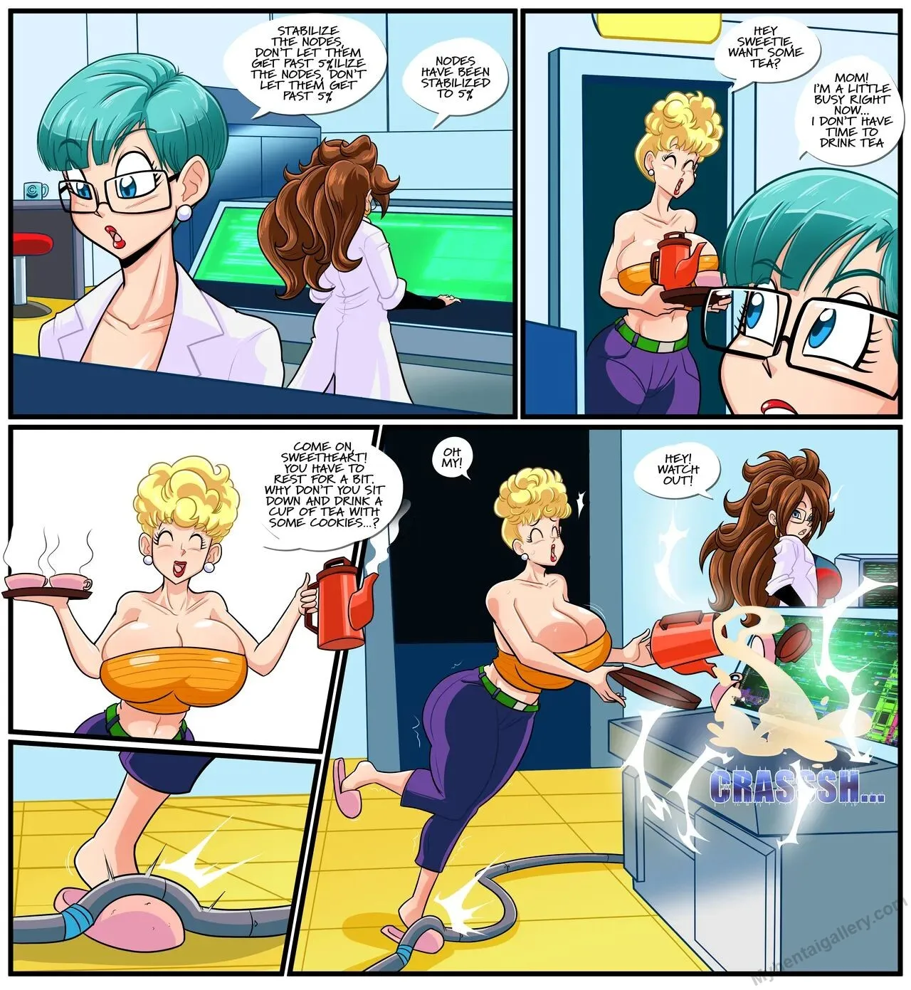 Bikini's No Nut November porno comics Cover