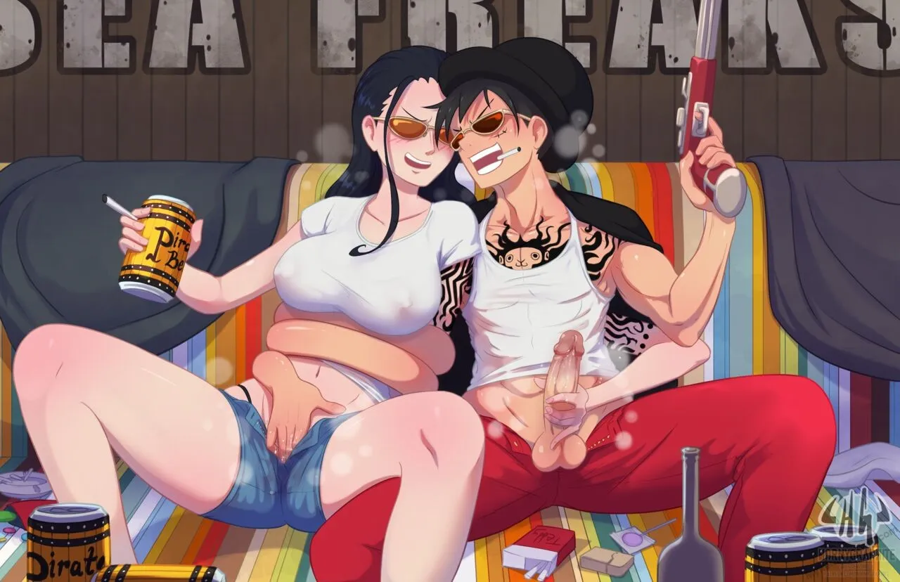 Robin x Luffy's Valentines porno comics