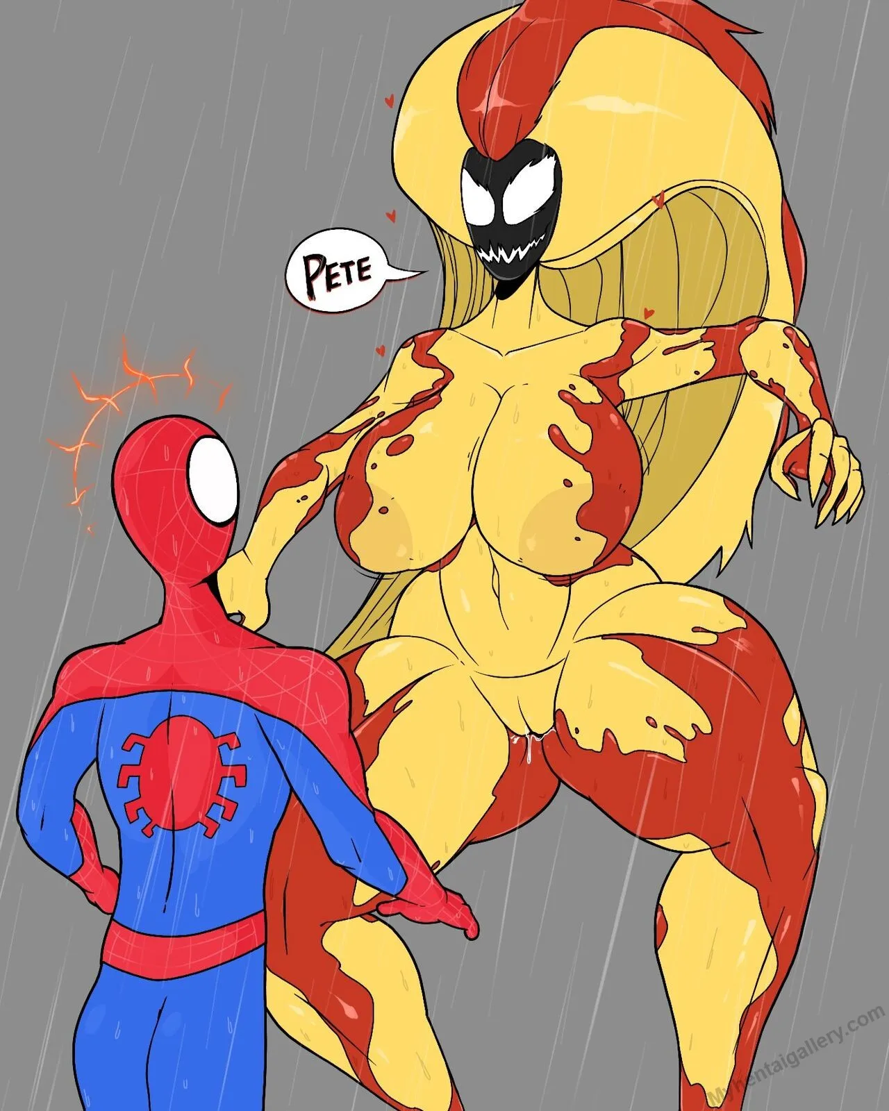 Thick Ass Symbiote porno comics