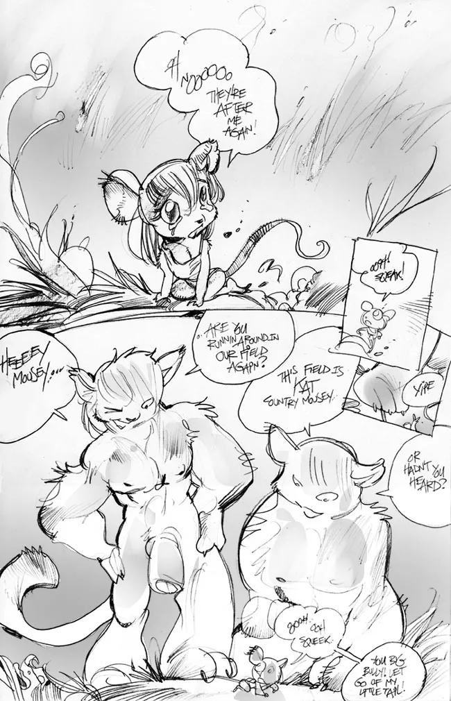 Little Mousey! porno comics Cover