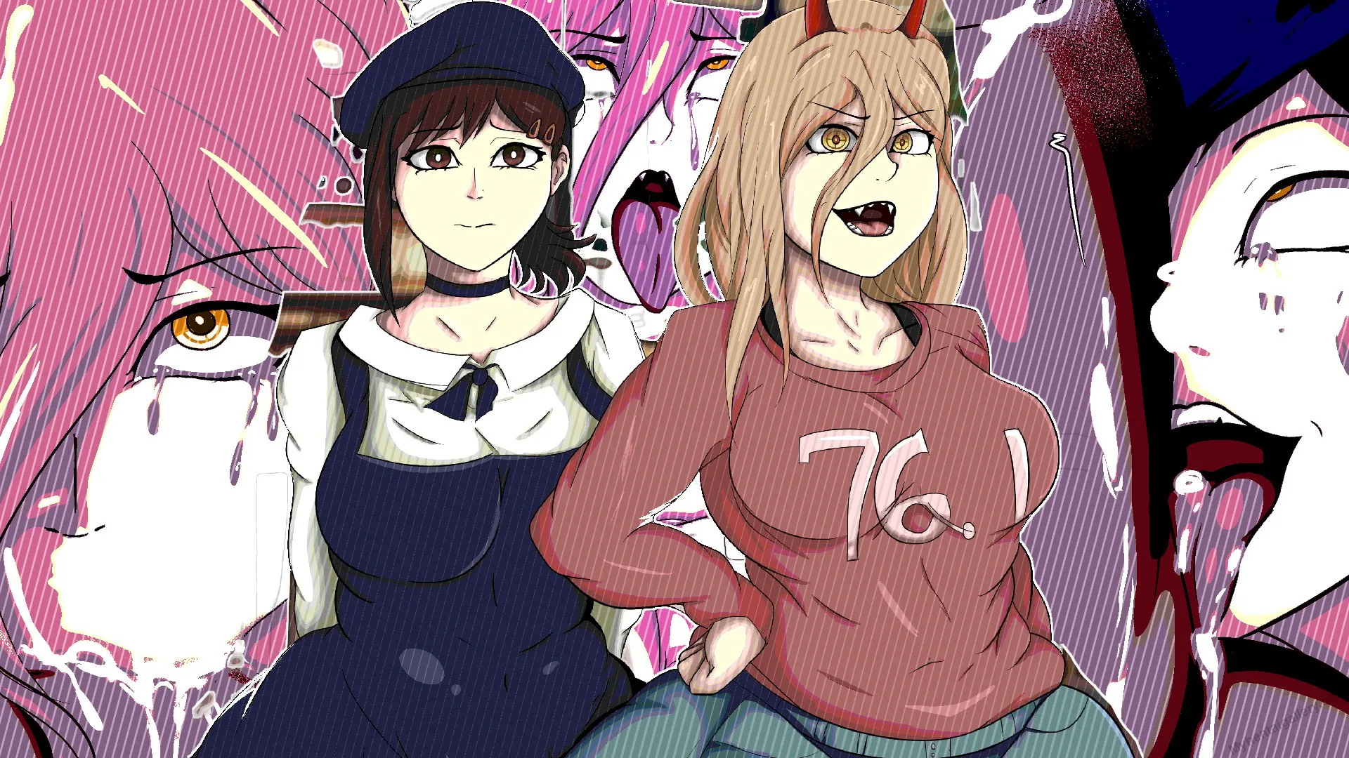 Power & Kobeni Stuffed - Going To Starbucks porno comics Cover