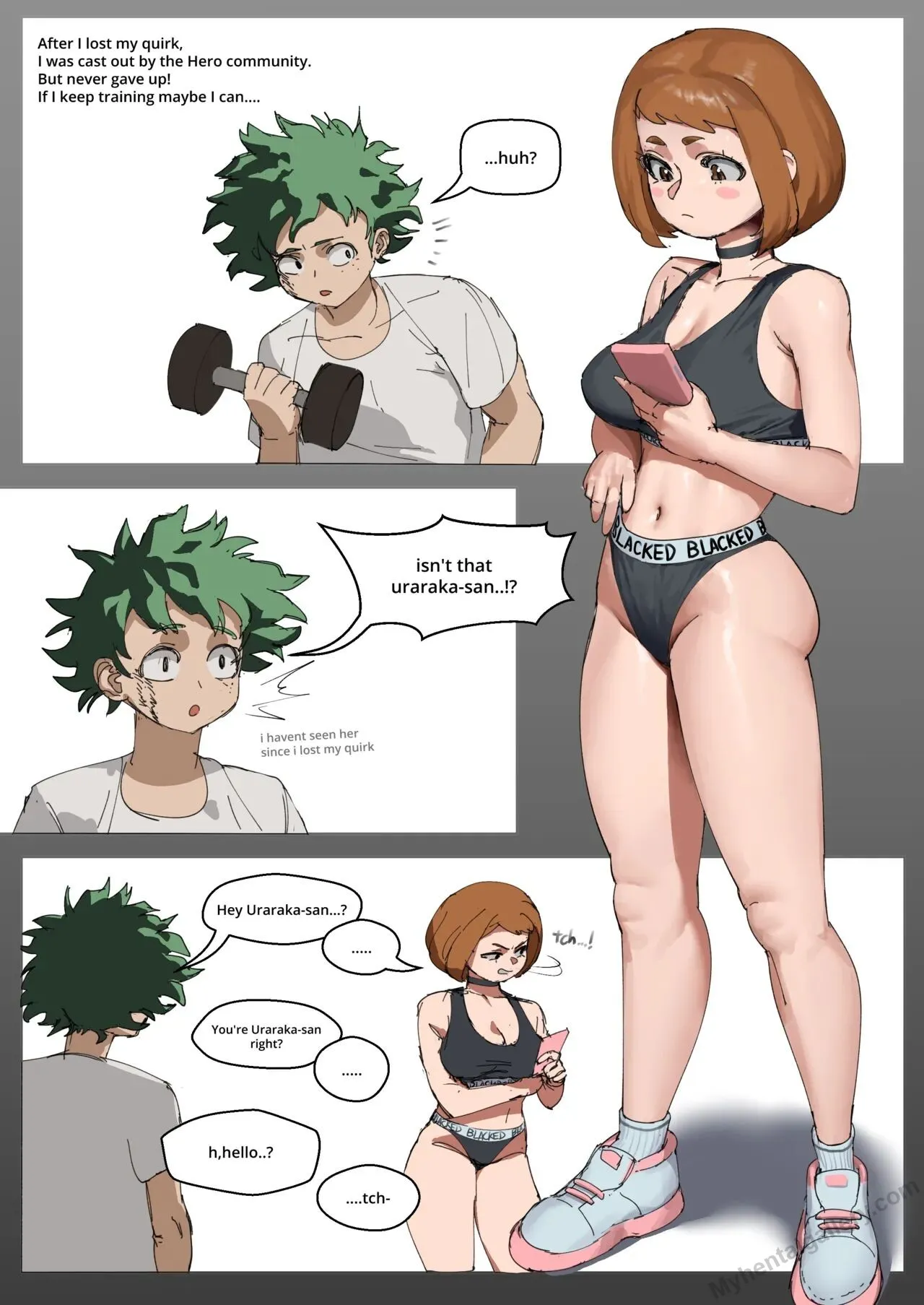 After Deku Lost His Quirk porno comics Cover