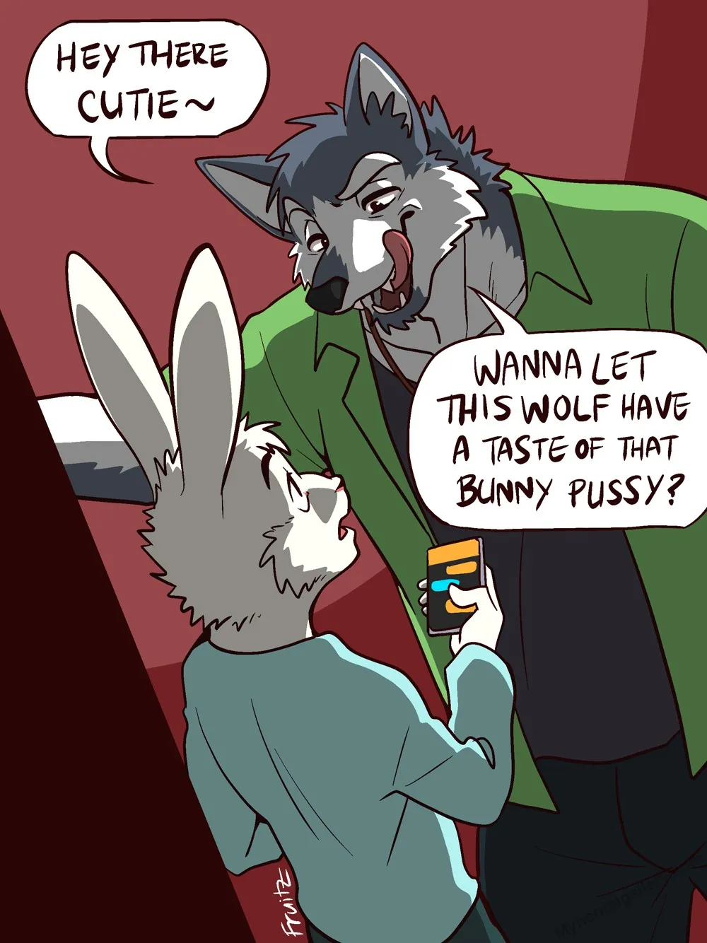 Prey-Dater porno comics Cover