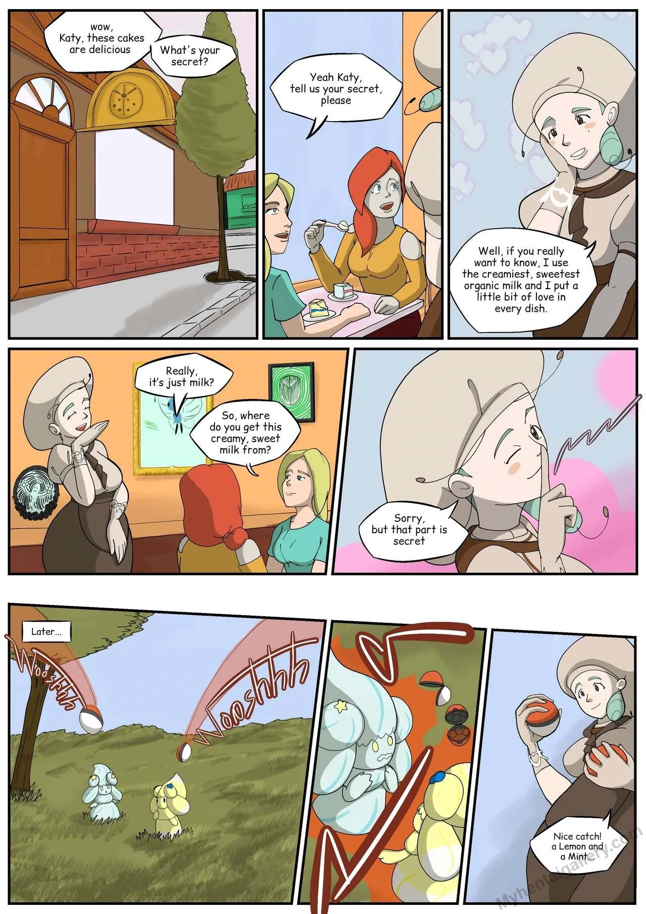 Katy's Secret Ingredient porno comics Cover