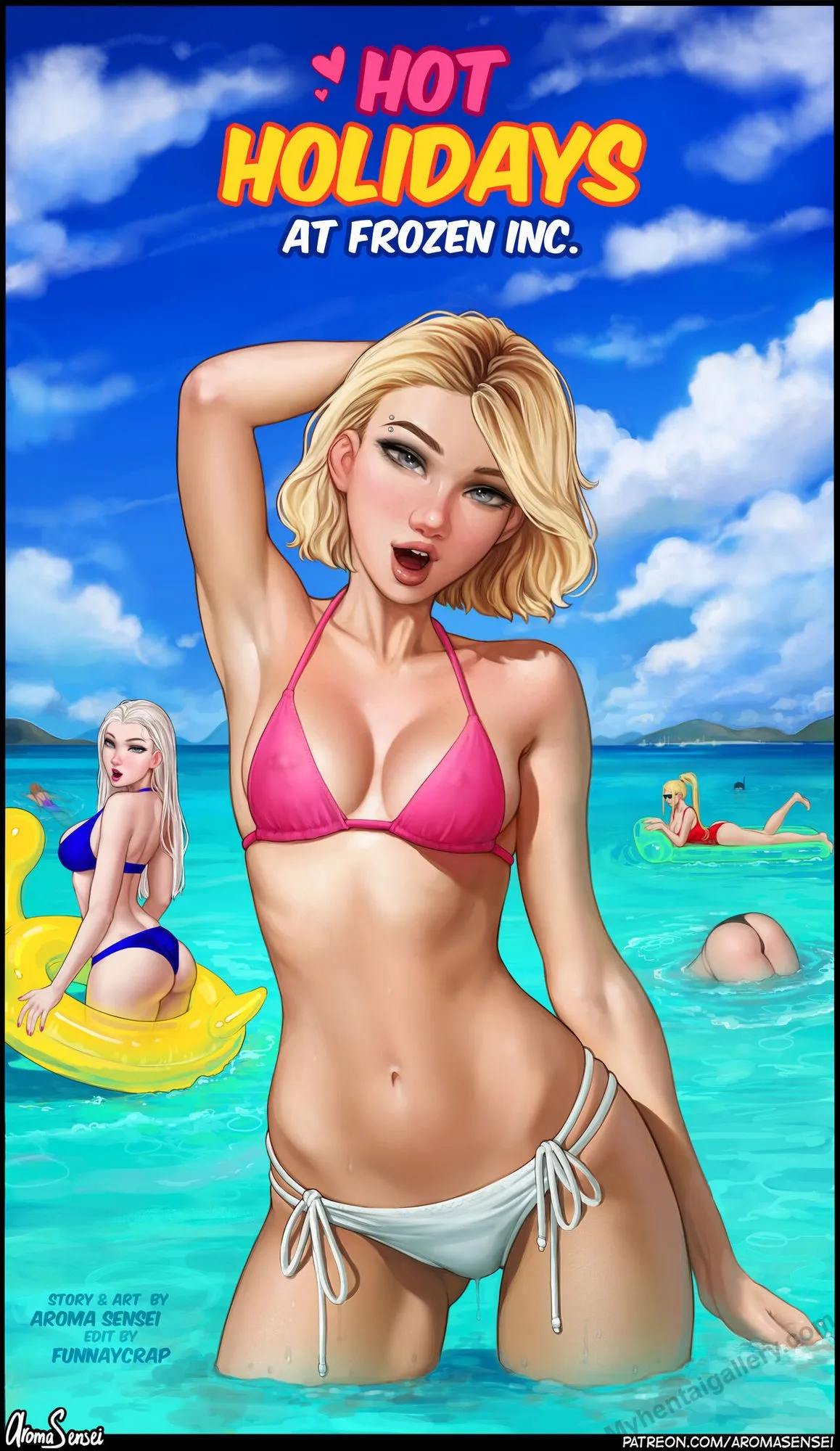 Hot Holidays At Frozen Inc. 1 porno comics Cover