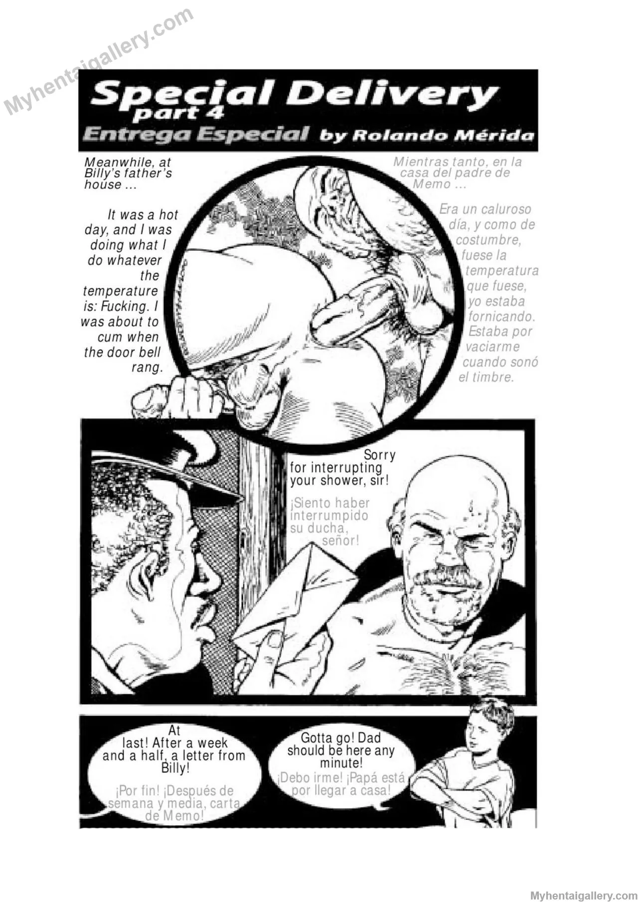 Special Delivery! 4 porno comics