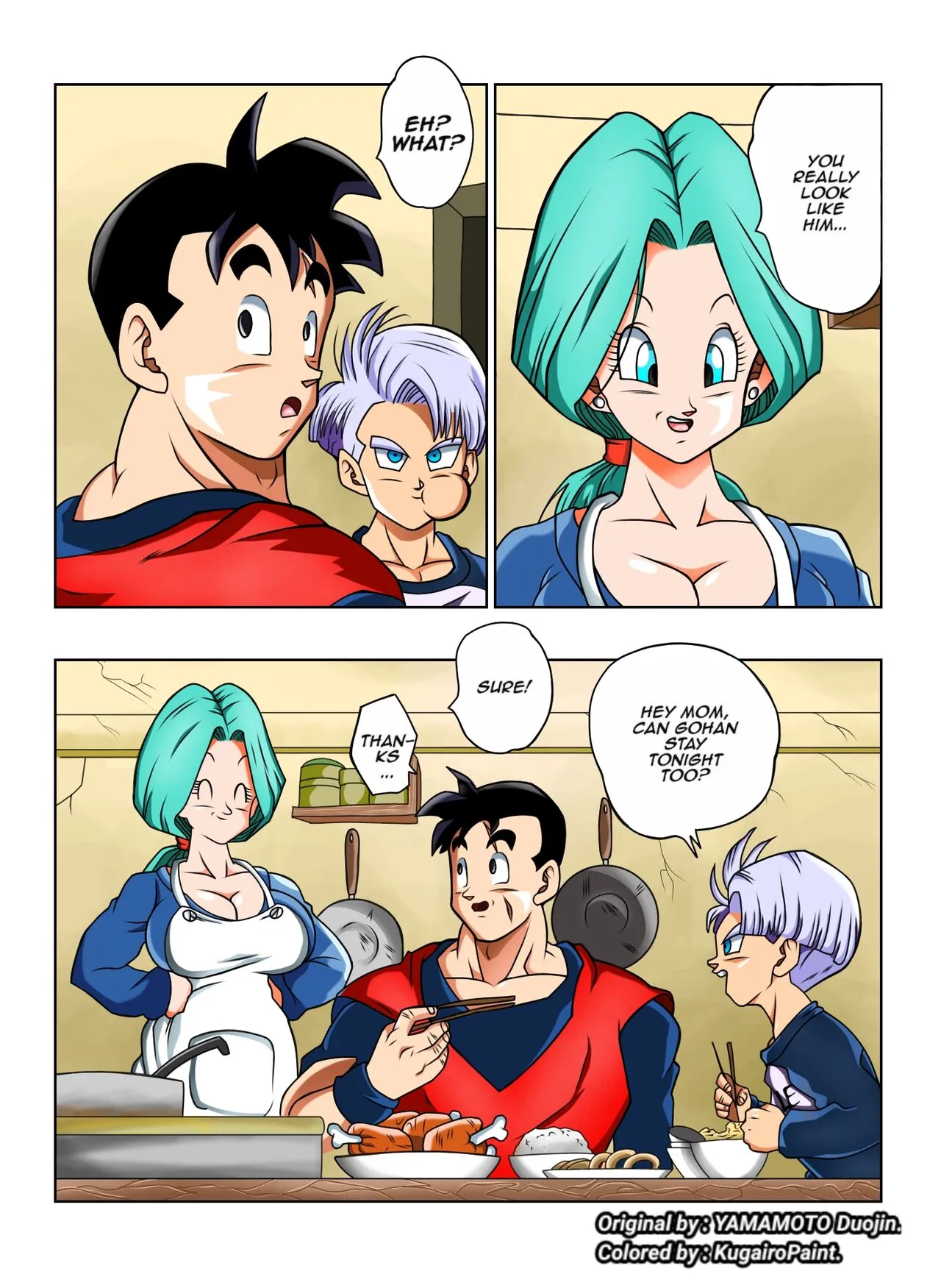Future Gohan And Bulma porno comics