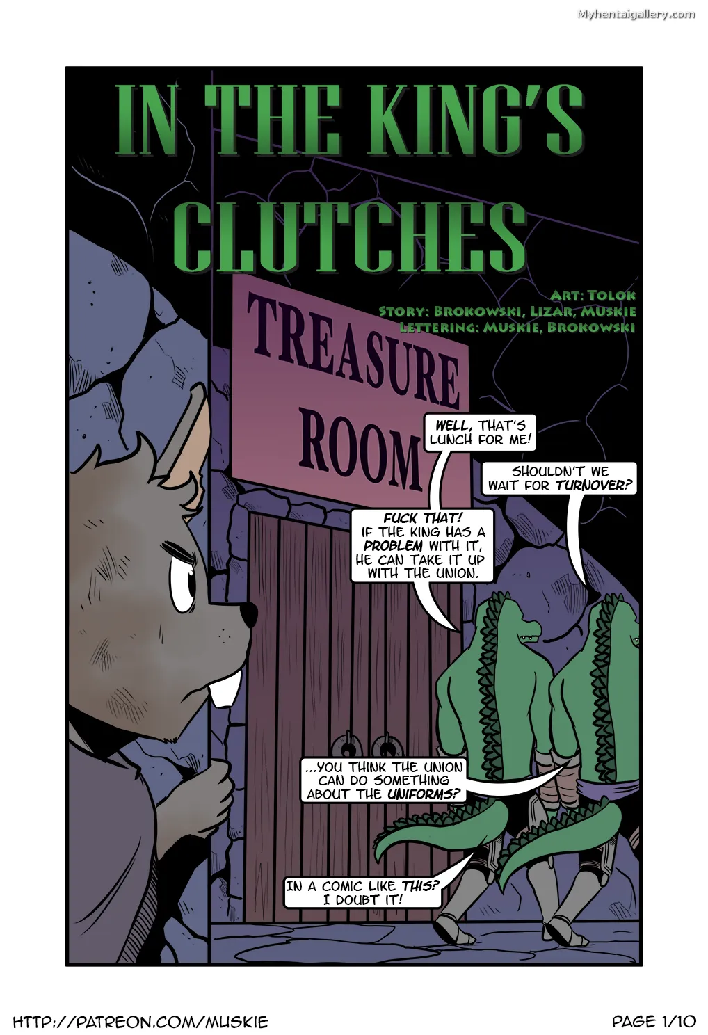 In The King's Clutches porno comics Cover