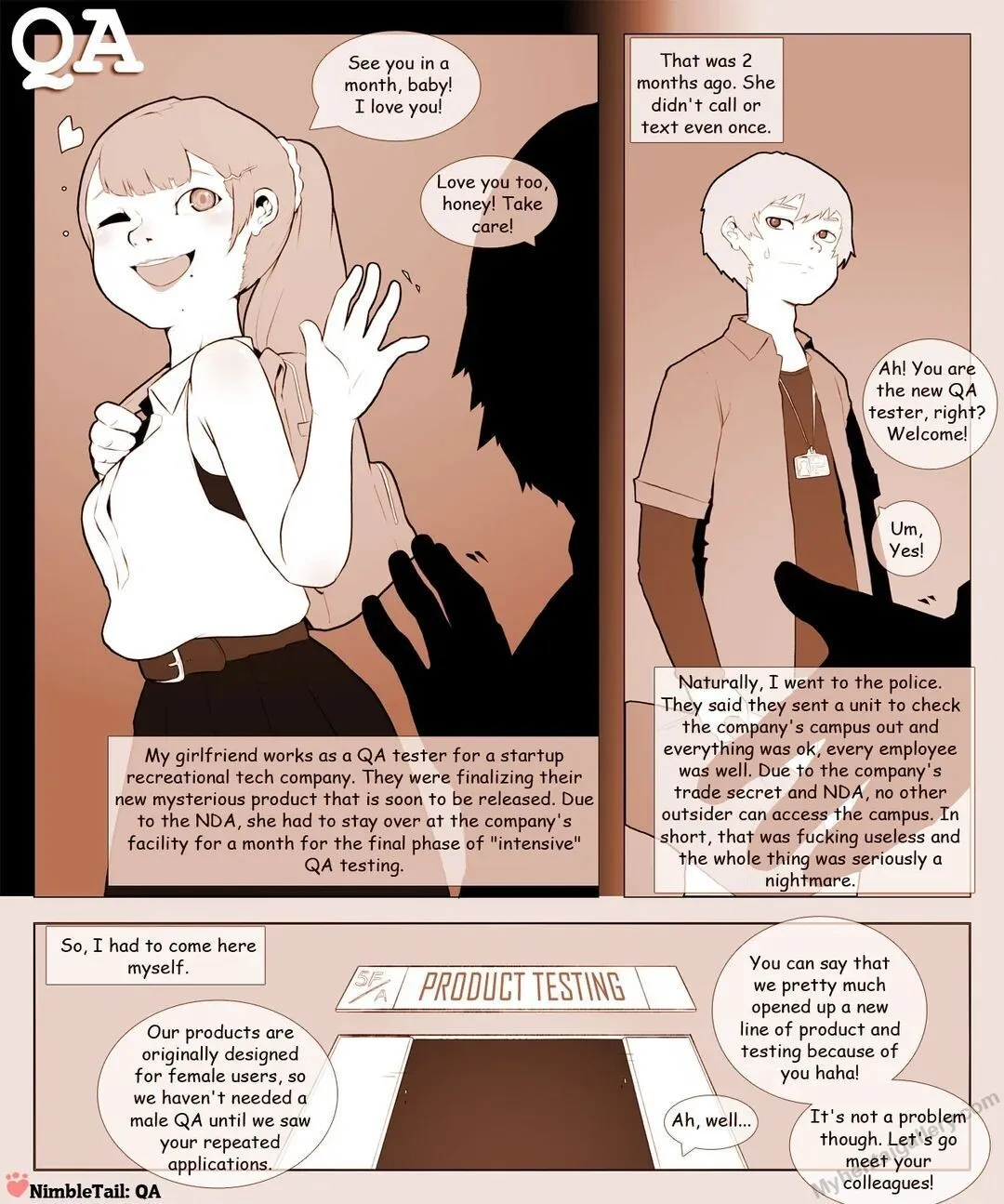 QA porno comics Cover