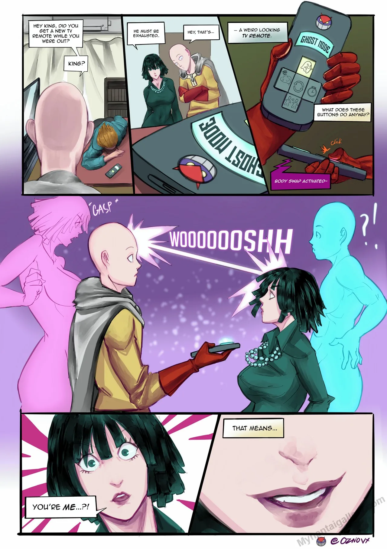 Saitama & The Universal Remote! porno comics
