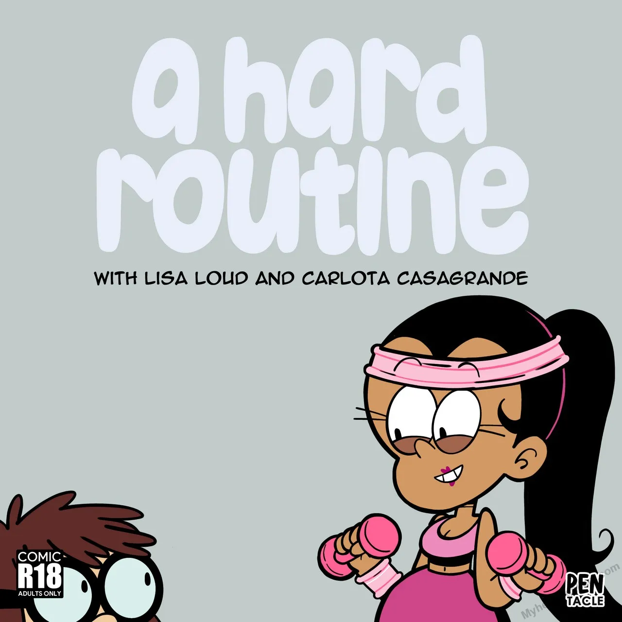 A Hard Routine porno comics Cover