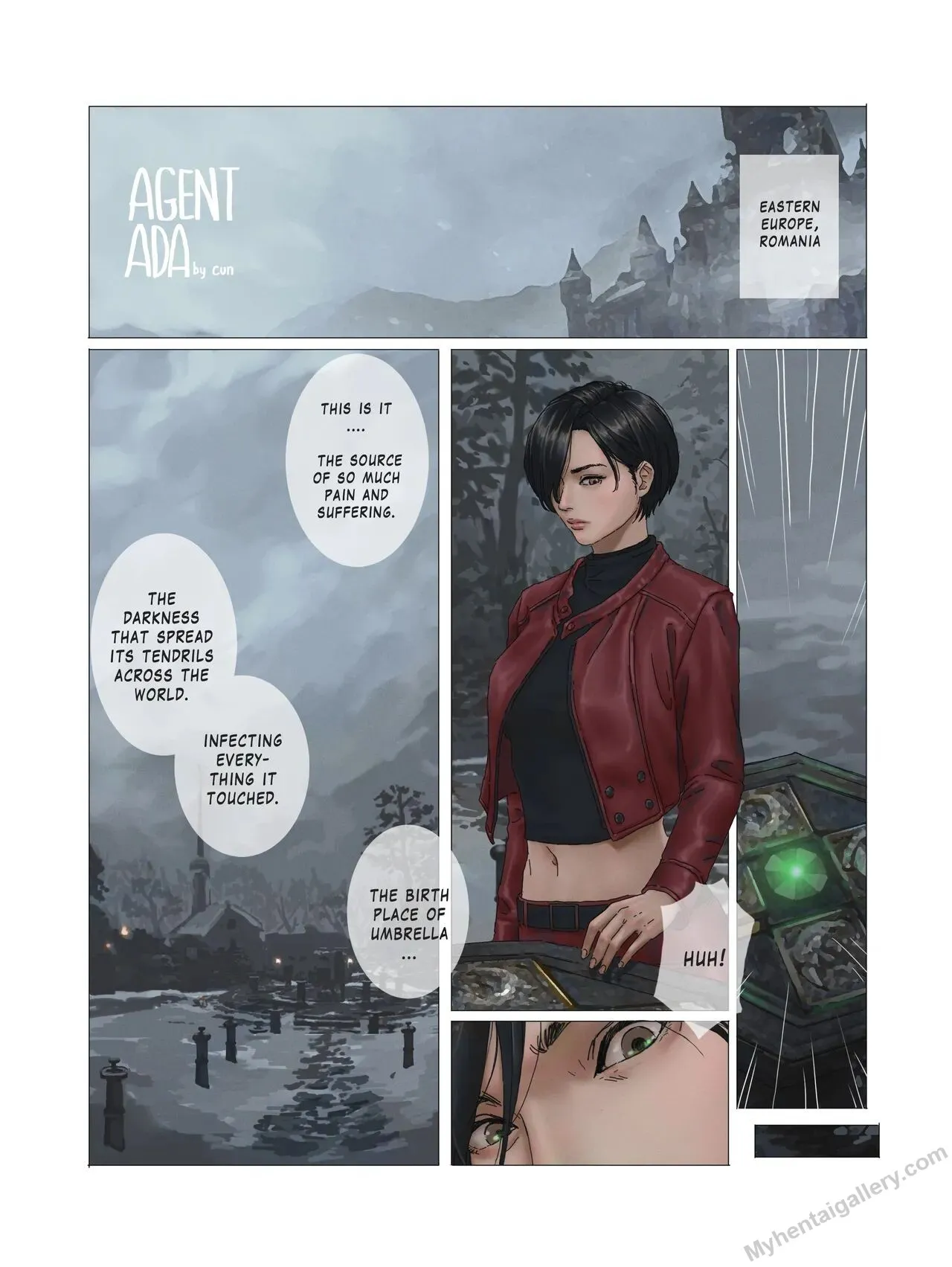 Agent Ada porno comics
