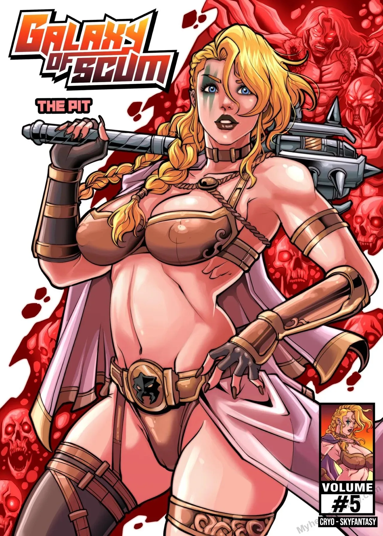 Galaxy Of Scum 5 - The Pit porno comics Cover