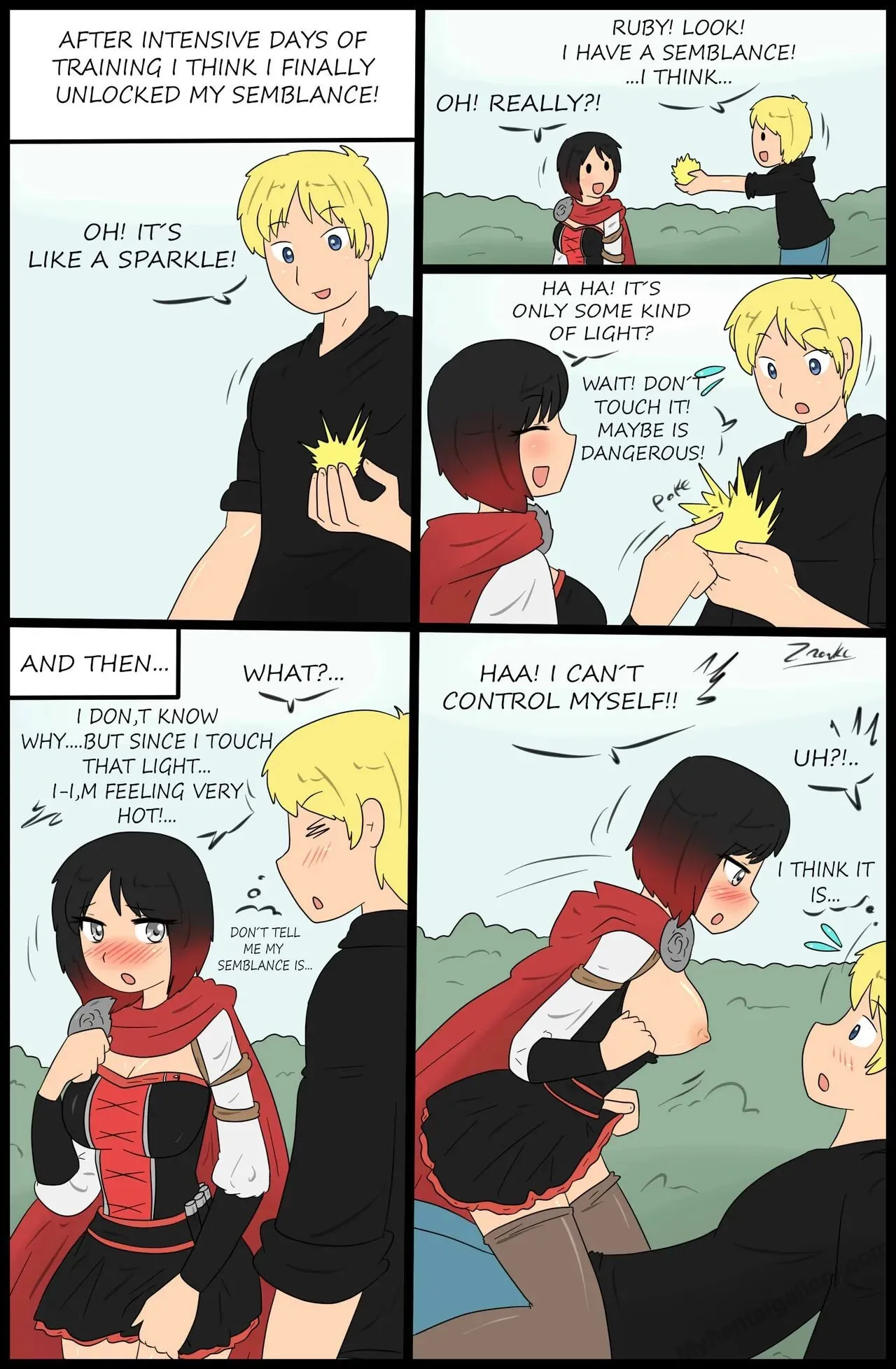 Jaune's New Semblance porno comics Cover