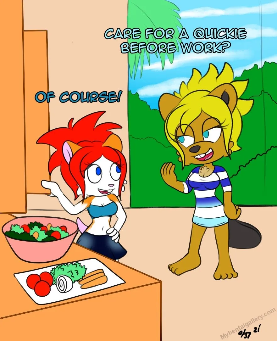 Ash And Rachel porno comics