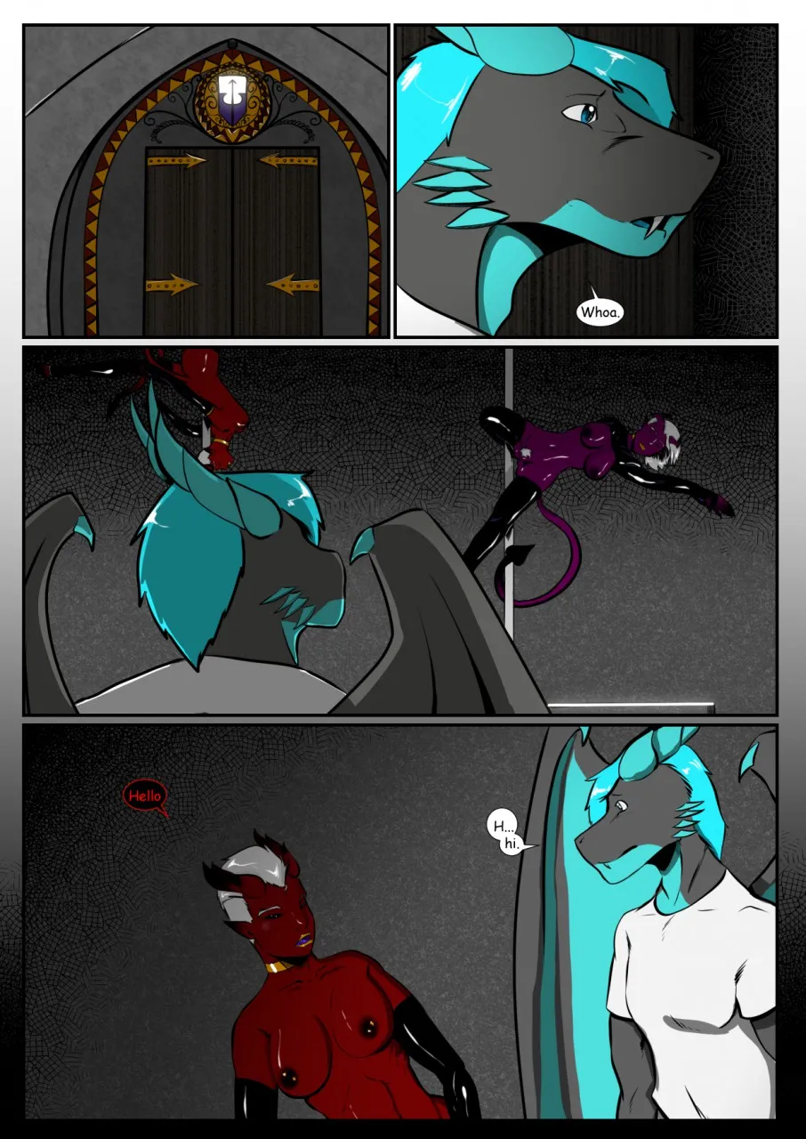 Brothel Threesome porno comics