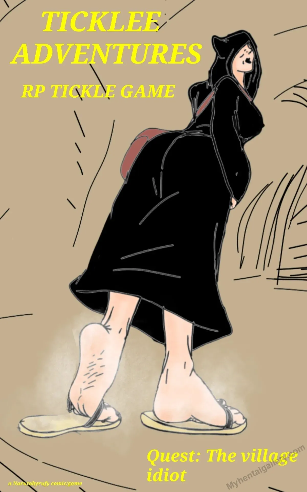 Ticklee Adventures porno comics Cover