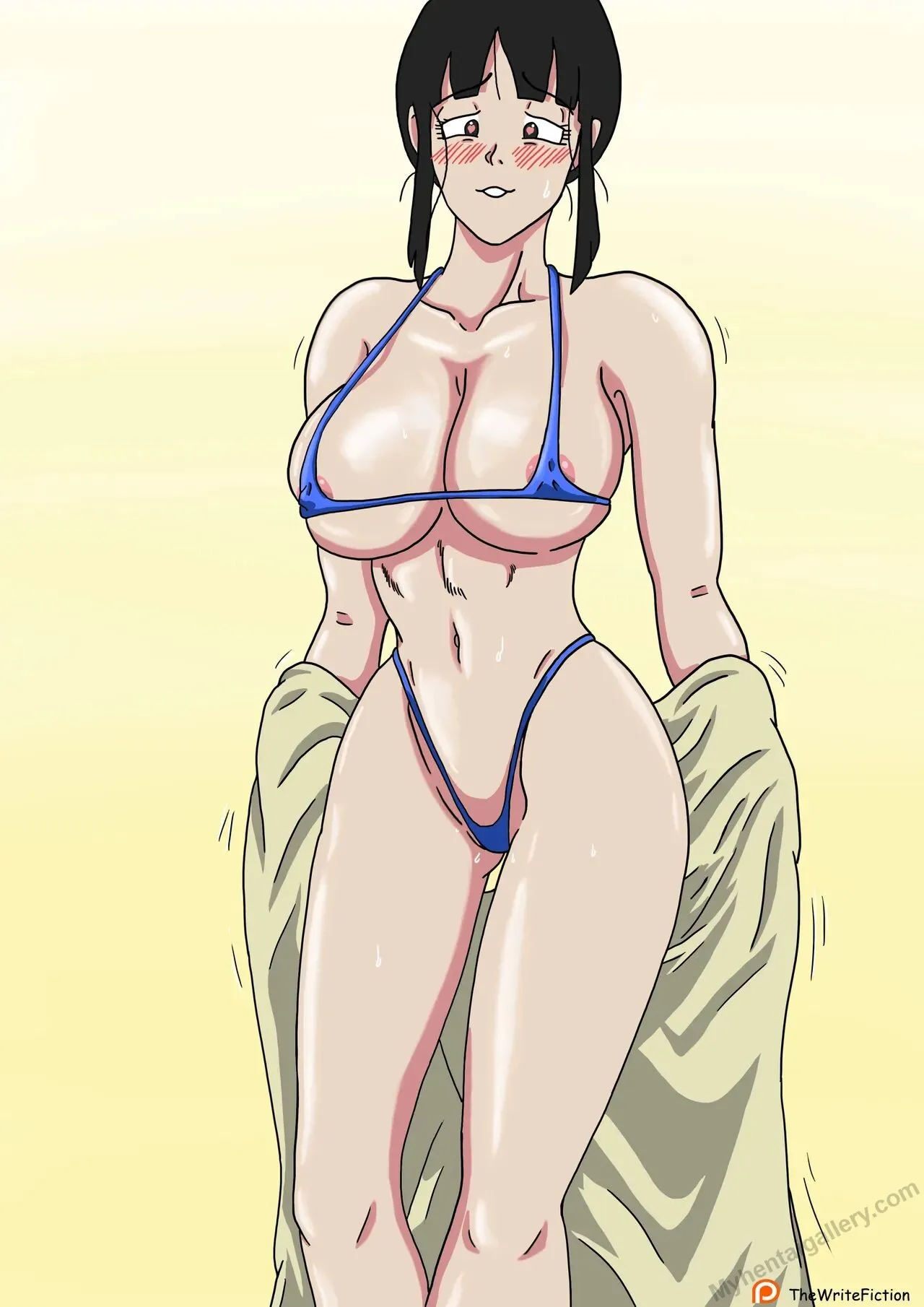 Mum's Swimsuit porno comics Cover