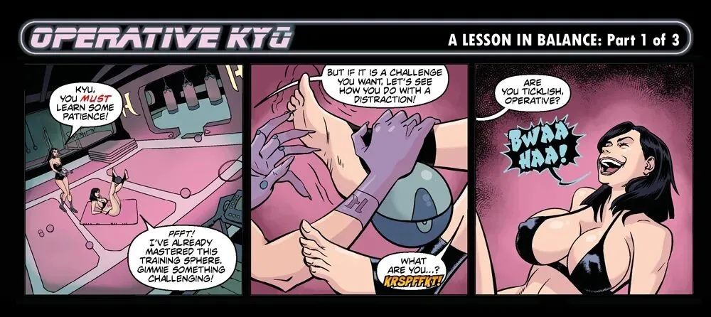 Operative Kyu - A Lesson In Balance porno comics Cover