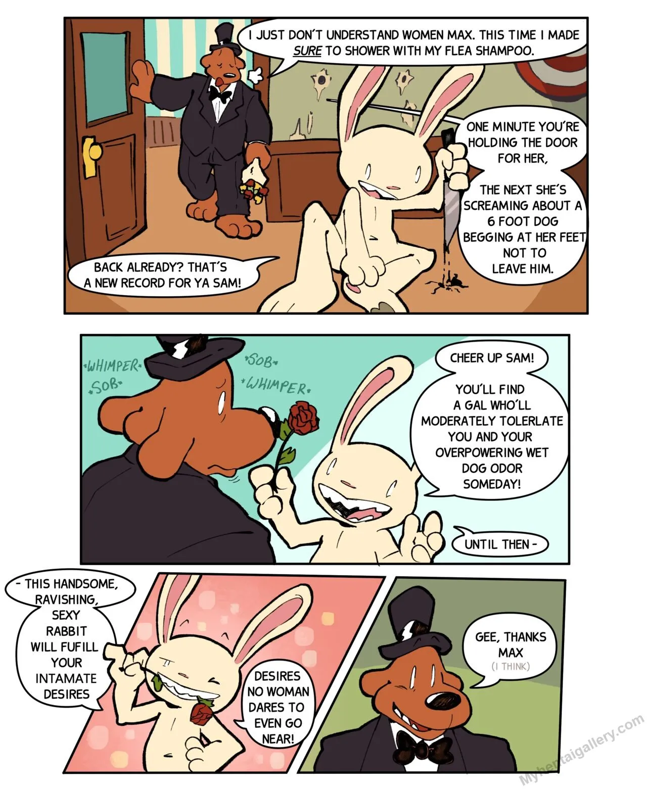 Sam & Max - Date Night porno comics