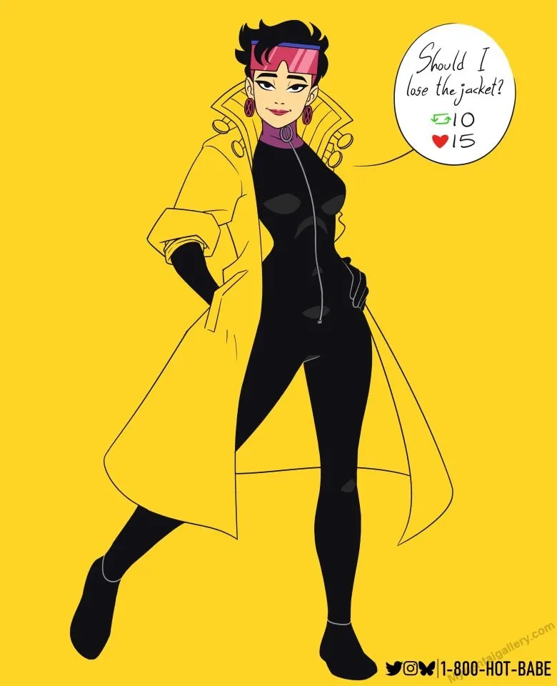 Jubilee's Strip Game porno comics Cover
