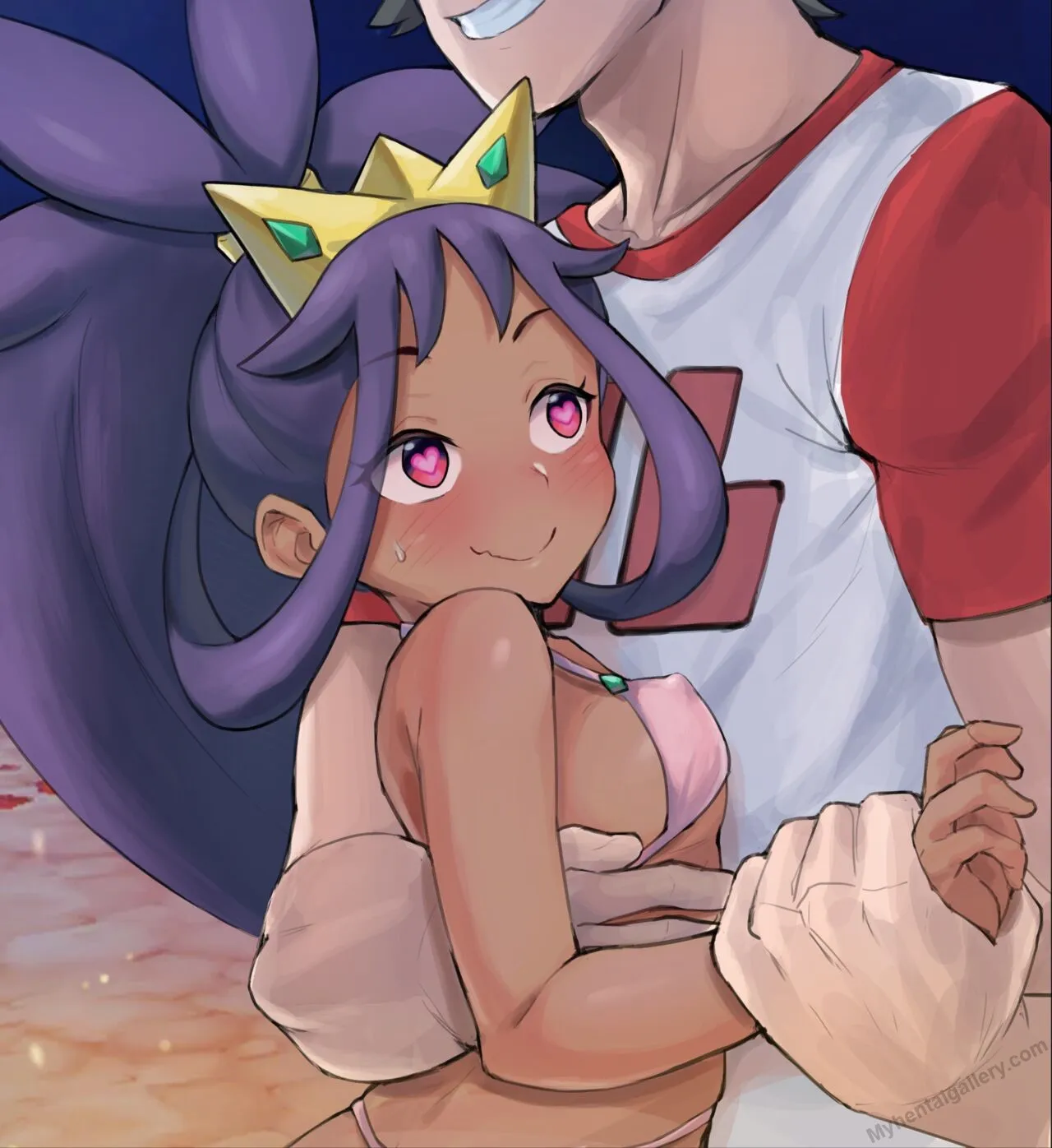 Iris x Red porno comics