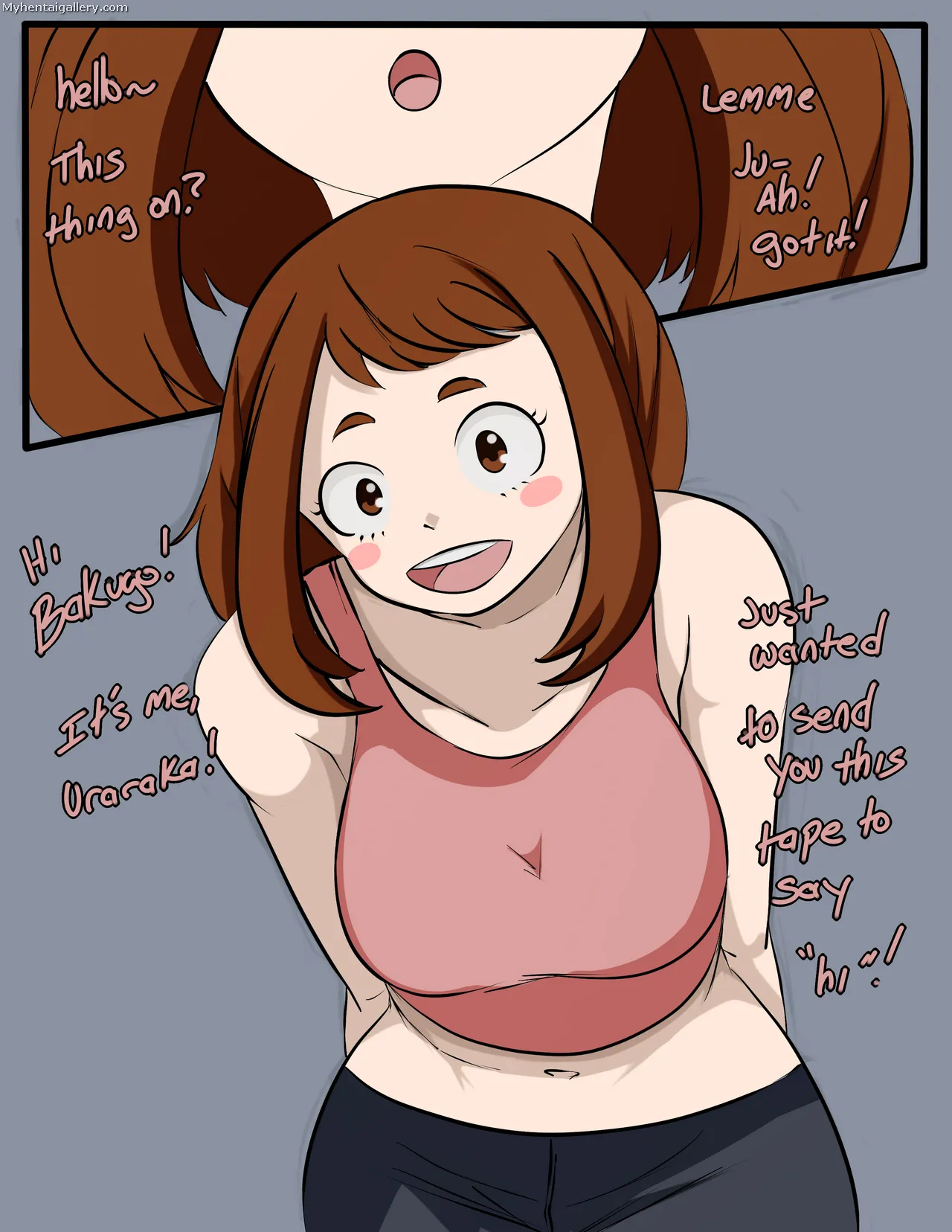 Uraraka's Tape porno comics Cover