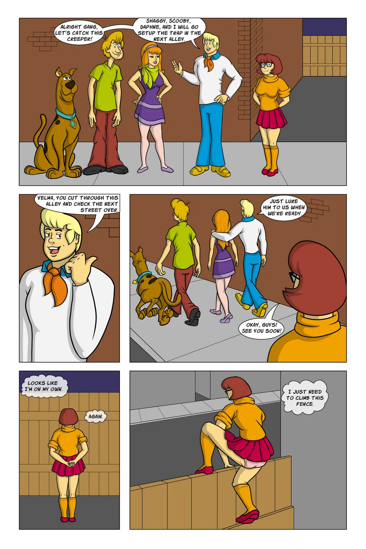 Velma's Night Out porno comics