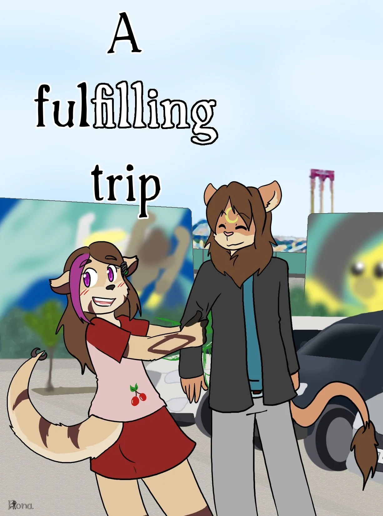 A Fulfilling Trip porno comics Cover