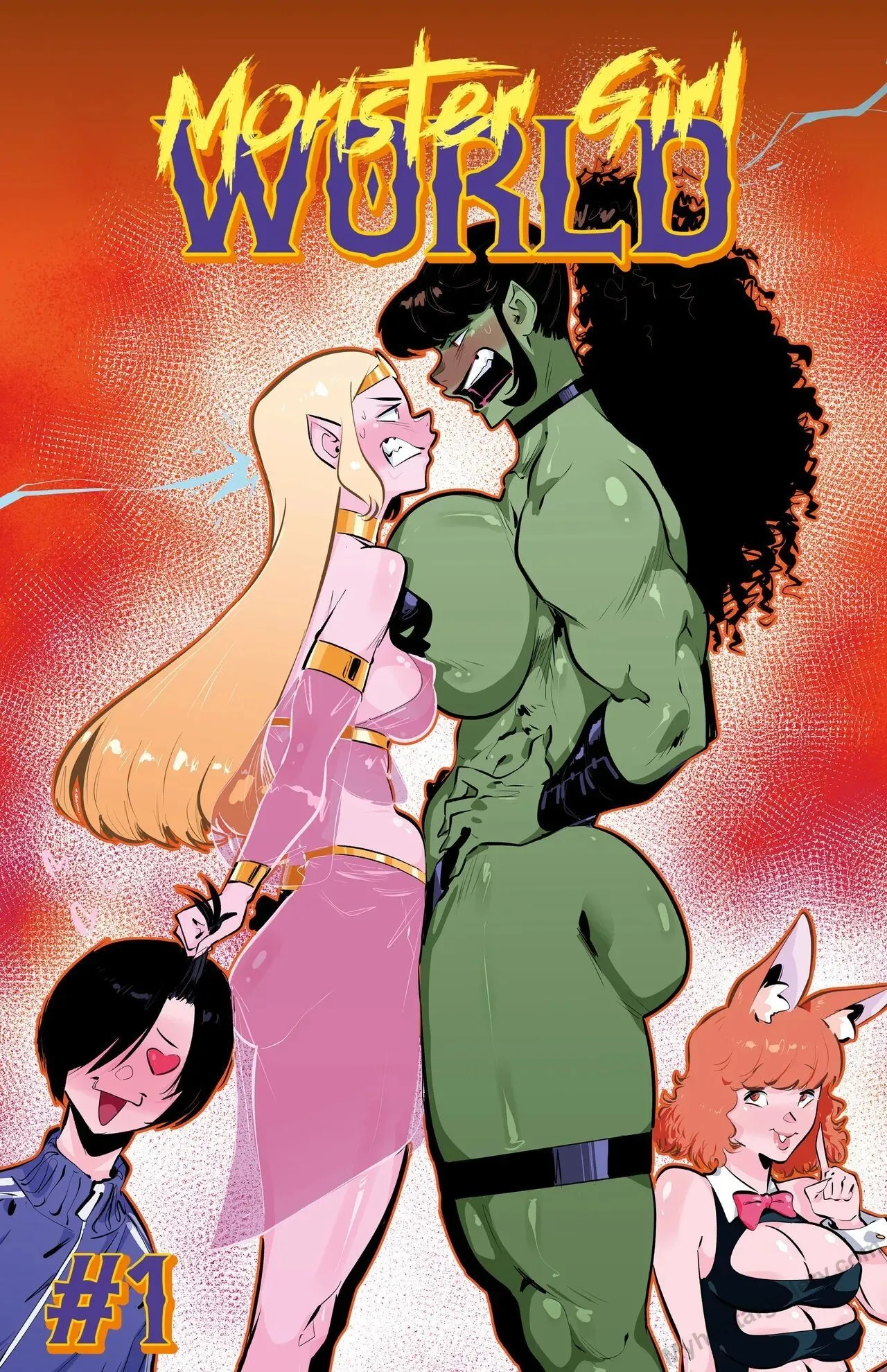 Monster Girl World porno comics Cover