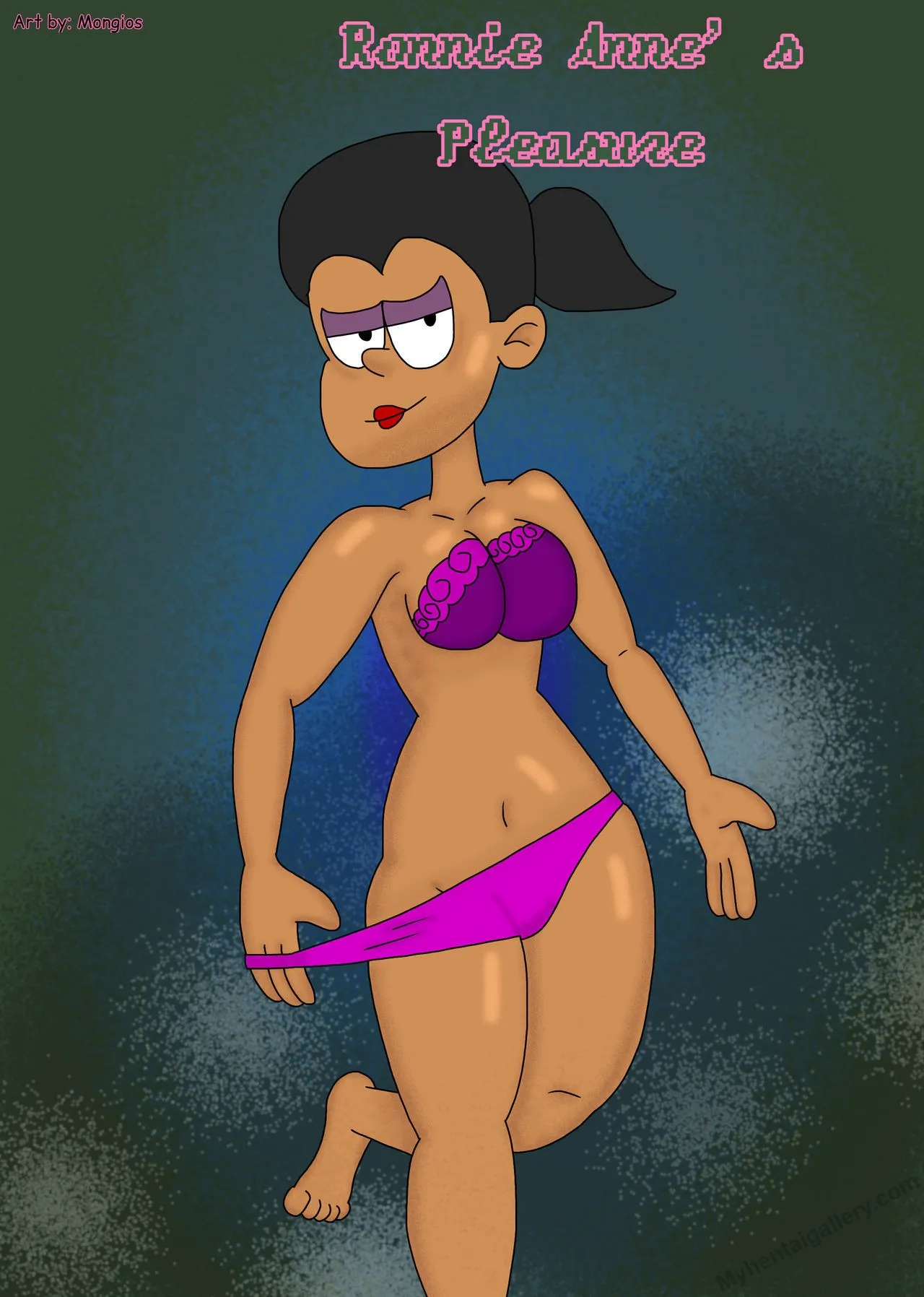 Ronnie Anne's Pleasure porno comics Cover
