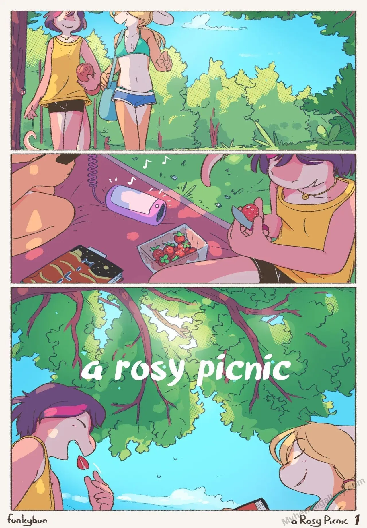 A Rosy Picnic porno comics Cover