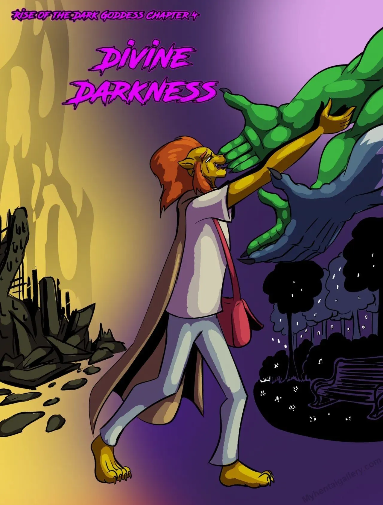 Rise Of The Dark Goddess 4 porno comics Cover