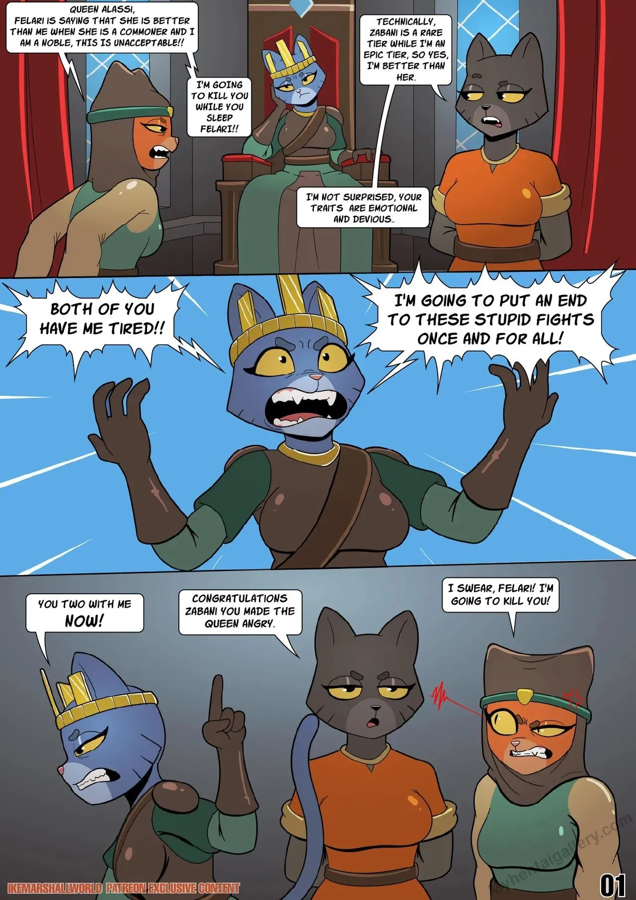 Queen's Solution porno comics Cover