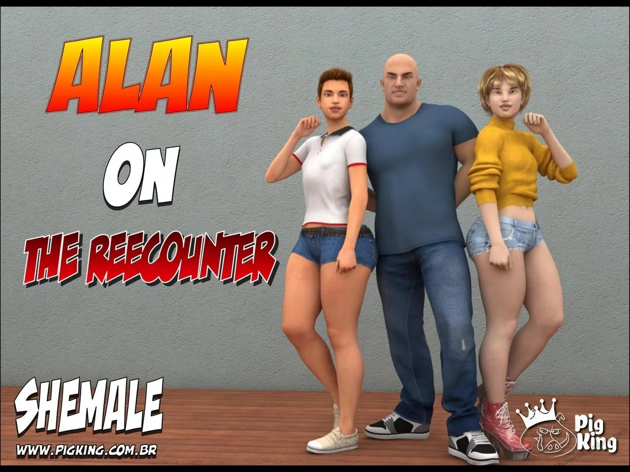 Alan - The Reecounter porno comics Cover