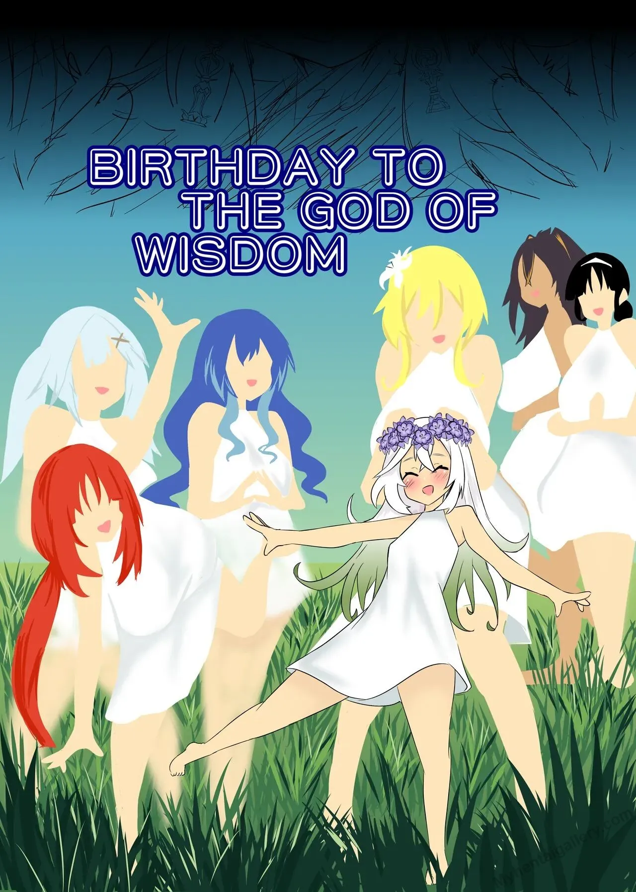 Birthday To The God Of Wisdom porno comics Cover