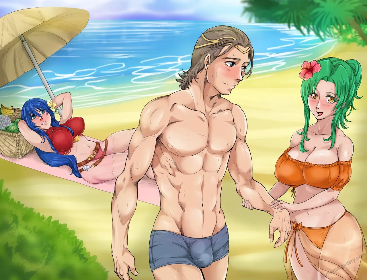Elcina, Caeda x Summoner porno comics