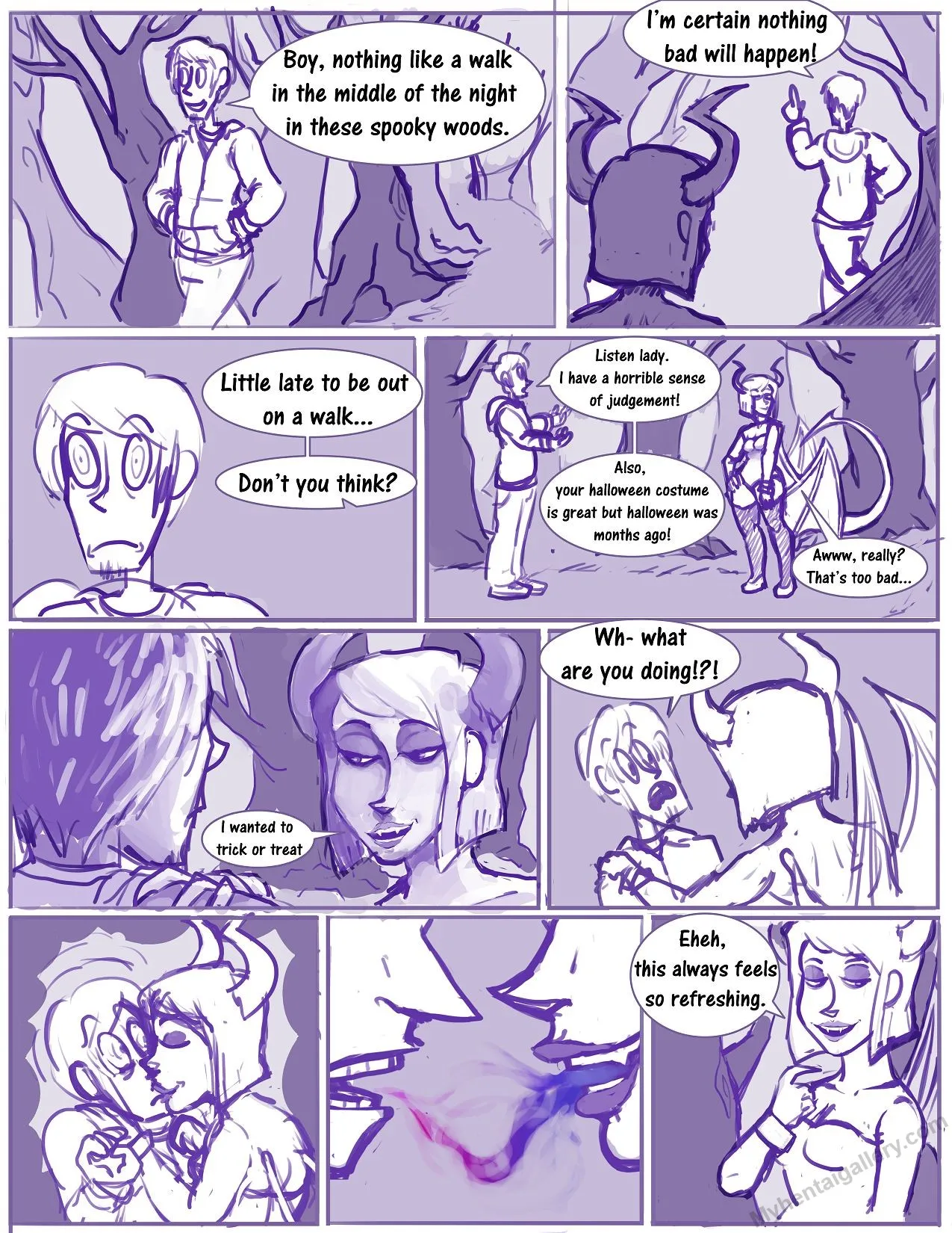 Succubus Or Bust porno comics Cover