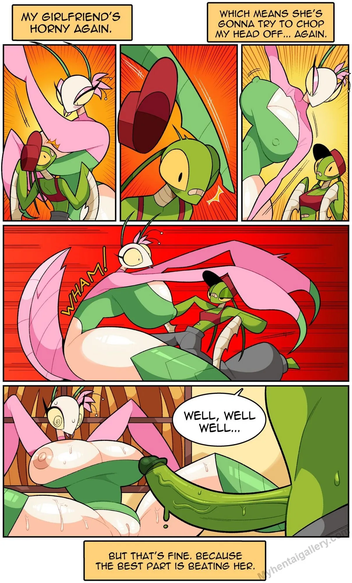 Mantis Mating porno comics