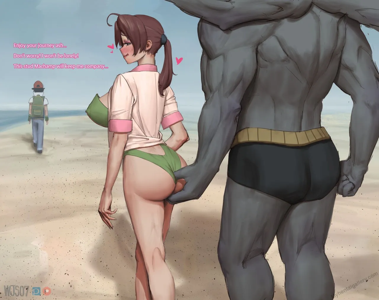 Delia At The Beach porno comics Cover
