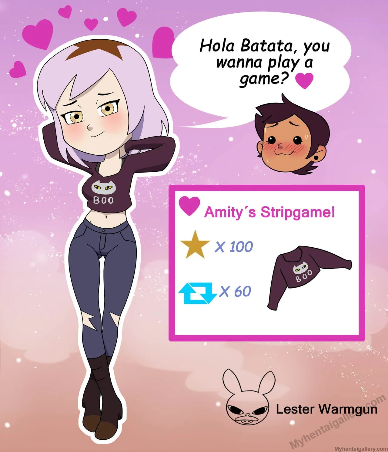 Amity's Stripgame porno comics