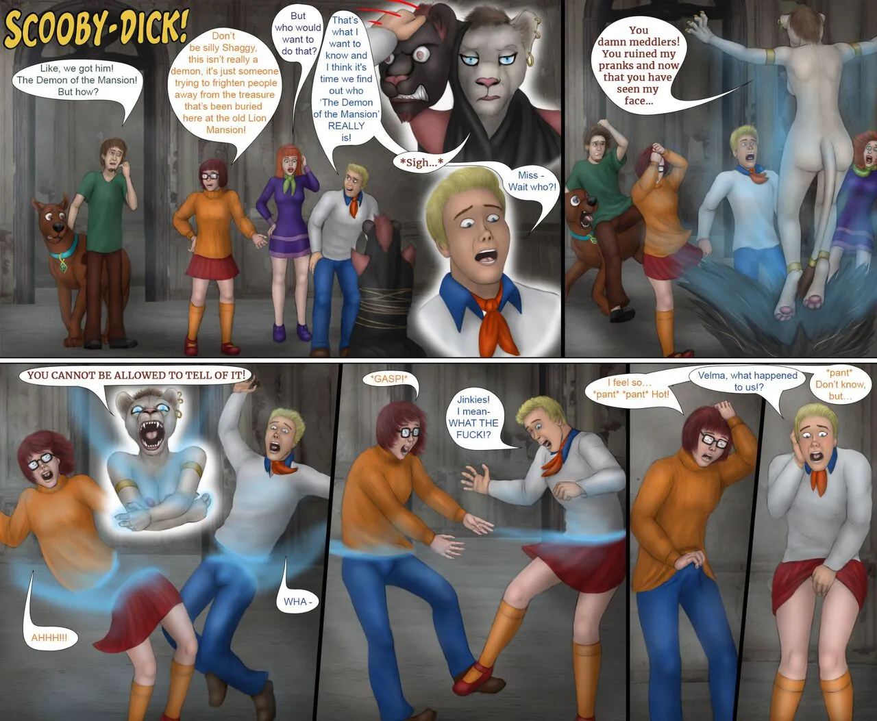 Scooby-Dick porno comics Cover