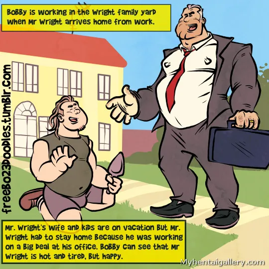 Mr Wright's Secret Adventure porno comics Cover